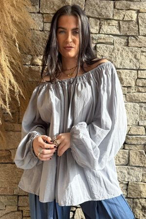 Sa Caleta Gypsy Top Smoke